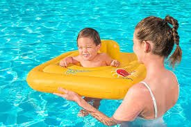 BESTWAY - Koło Ratunkowe Swim Safe A - Żółte 65cm - Bezpieczeństwo Dziecka