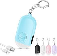 Hion Bezpieczny Alarm Osobisty 130 dB z Latarką LED