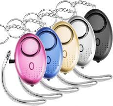 5 Sztuk Osobistego Alarmu Safesound 140 dB z LED i SOS – Bezpieczeństwo dla Mężczyzn